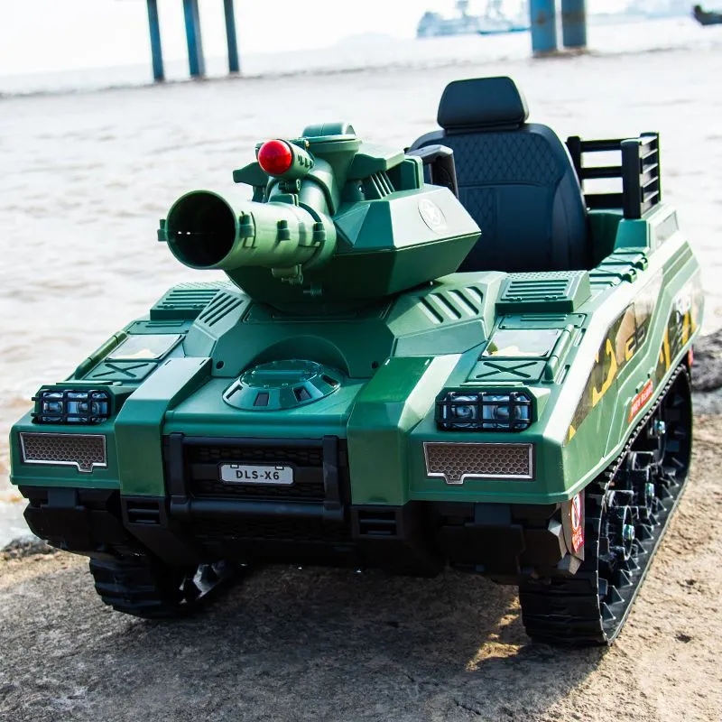 Дечији електрични аутомобил Зелени резервоар